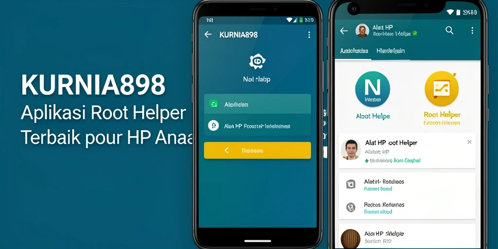Antarmuka aplikasi KURNIA898 yang sederhana dan intuitif.