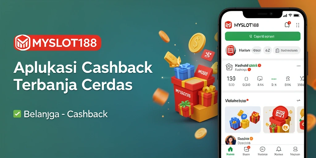 Tampilan antarmuka MYSLOT188 yang sederhana dan menarik untuk Cashback.