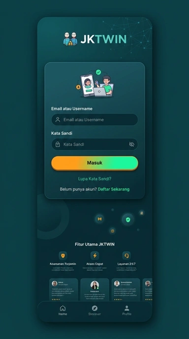 Panduan Masuk Akun jktwin untuk Pengguna Android